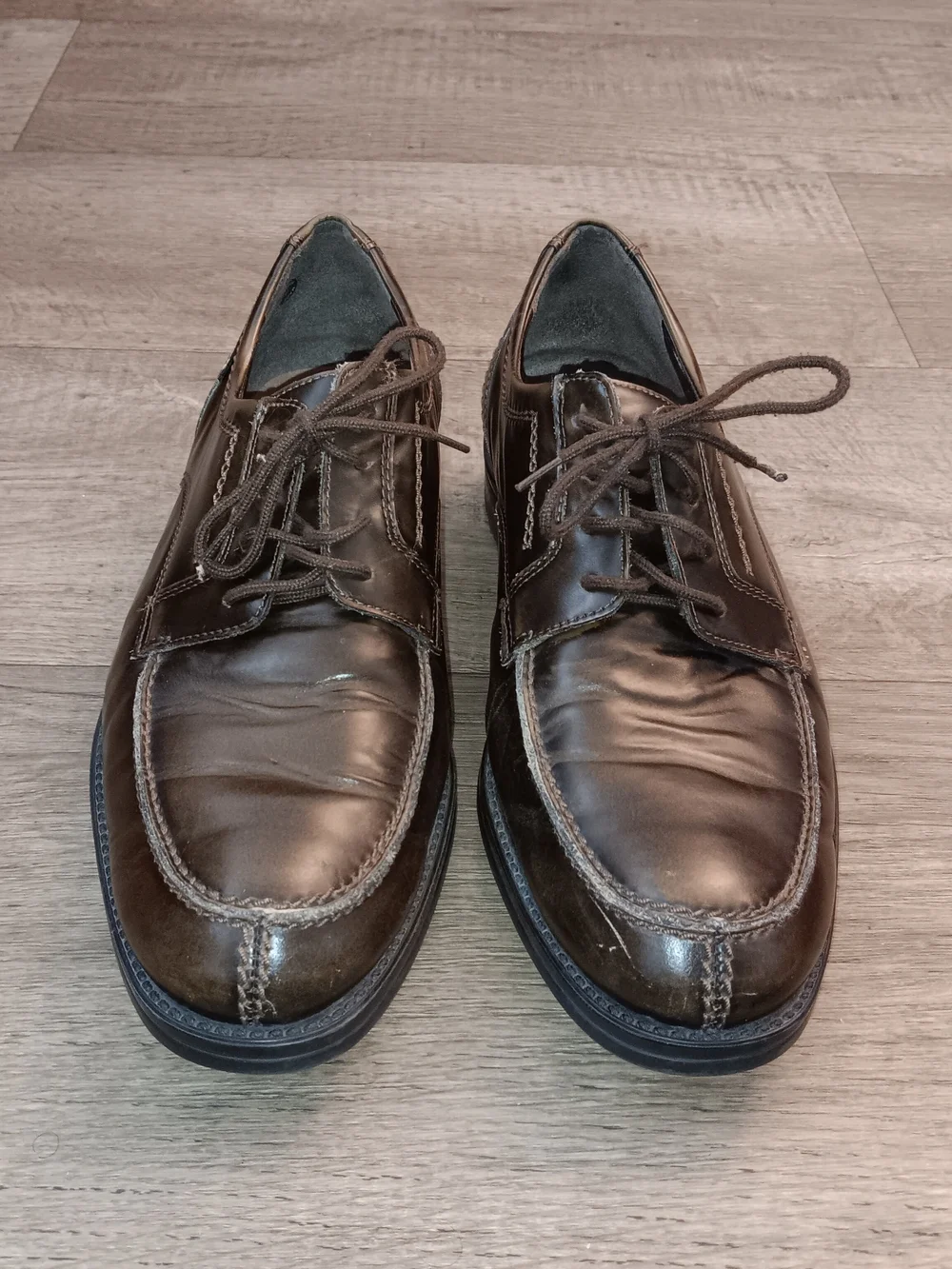 Mephisto Leather Apron-Toe Oxford Style Dress Shoes Men's Size 8.5